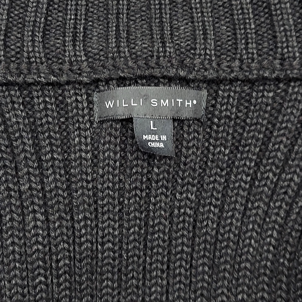 Willi Smith Black Faux Fur Vest, sz L - Picture 9 of 10